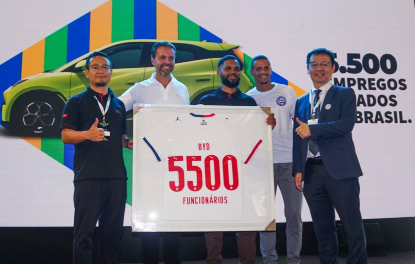 比亚迪巴西工厂下线第10万辆新能源汽车