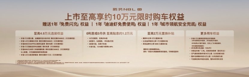 腾势N8L纯电上市29.98万元起，首搭AI超级智能体迪迪虾