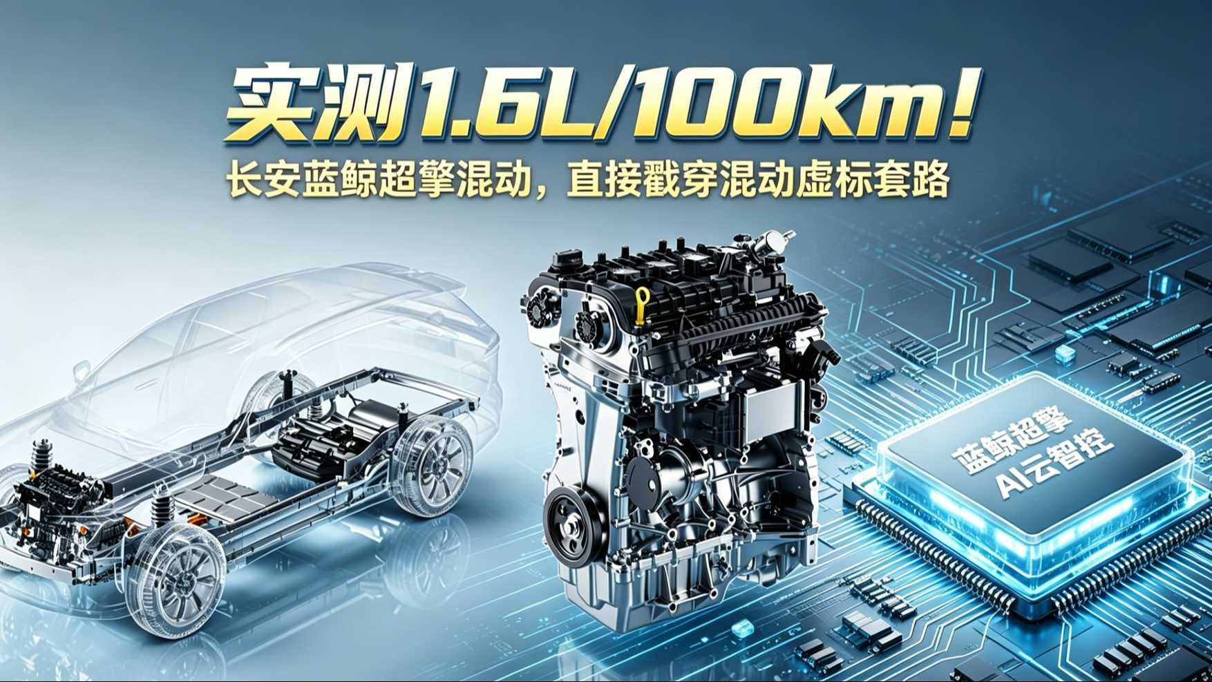 實測1.6L/100km！長安藍鯨超擎混動，直接戳穿混動虛標套路